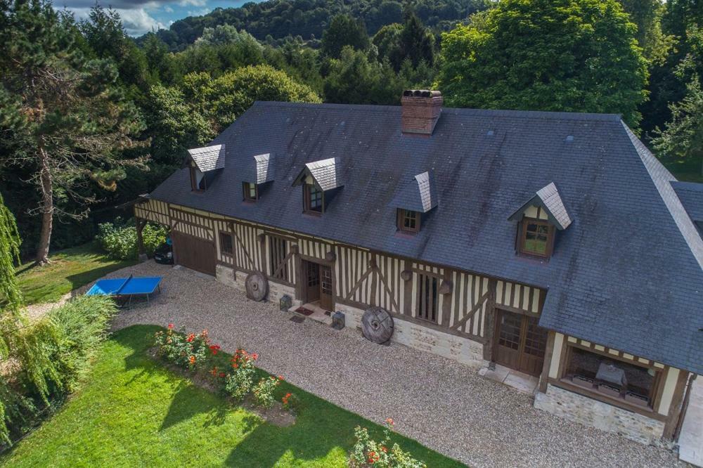 Maison Normande De Caractere A Colombages Saint-Hymer Exterior photo
